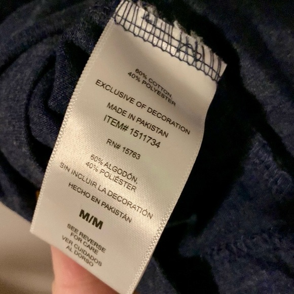 Champion dark blue logo short sleeve athletic shirt - Picture 4 of 5